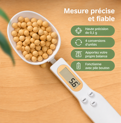 Balance cuillère numérique LCD – Mesure précise 0,1 à 500g